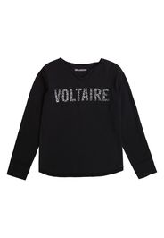 T-shirt Voltaire con Strass