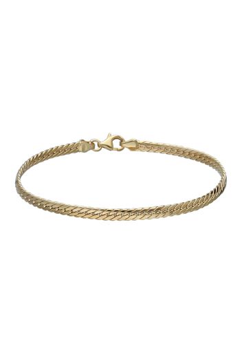 Bracciale in oro giallo a maglie piatte per Donna