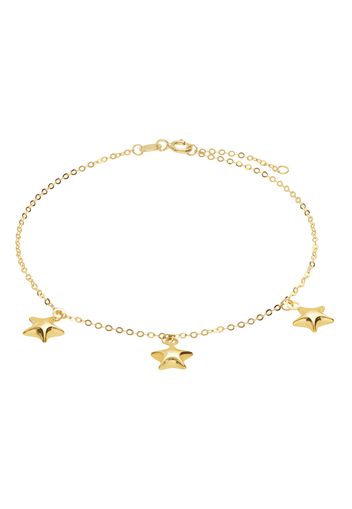 Bracciale in oro giallo con stelle per Donna