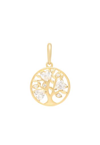 Ciondolo Poeme oro giallo cuore cubic zirconia per Donna