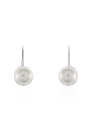Orecchini monachella con perla 8 mm in argento 925 per Donna
