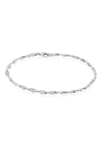 Bracciale in argento 925 rodiato per Donna