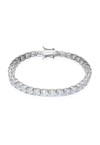 Bracciale tennis in argento rodiato e zirconi per Donna