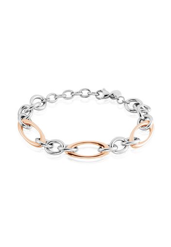 Bracciale in acciaio bicolore per Donna