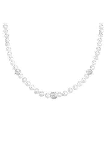 Girocollo in argento 925 e perle per Donna