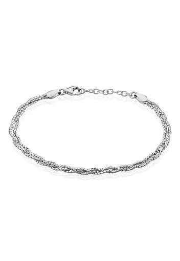 Bracciale in argento 925 rodiato per Donna