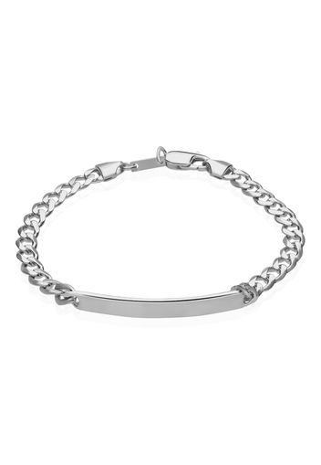 Bracciale in argento 925 rodiato per Uomo