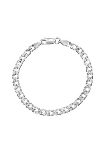 Bracciale in argento 925 rodiato per Uomo