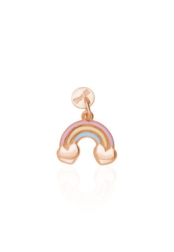 Charm in argento rosato arcobaleno per Donna