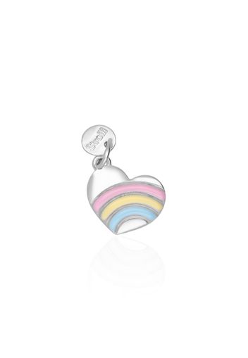 Charm in argento rodiato cuore per Donna