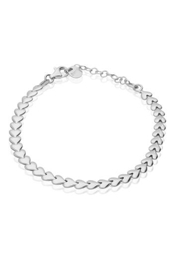 Bracciale in argento cuori per Donna