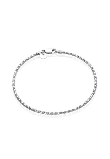 Bracciale in argento rodiato per Donna