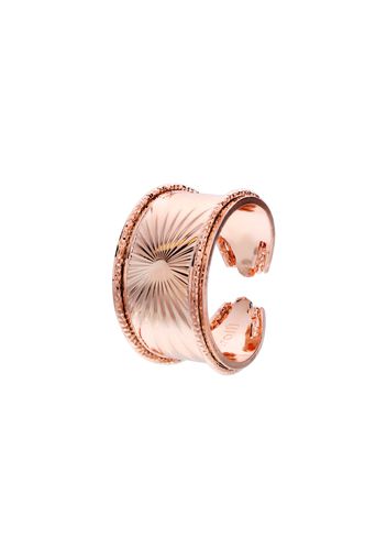 Anello raggi a fascia in bronzo rosato per Donna