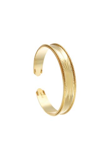 Bracciale bangle raggi in bronzo dorato per Donna