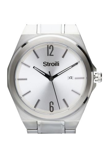 Orologio solo tempo con cinturino e cassa in acciaio silver per Uomo