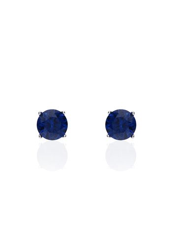 Orecchini in argento con zirconi blu per Donna