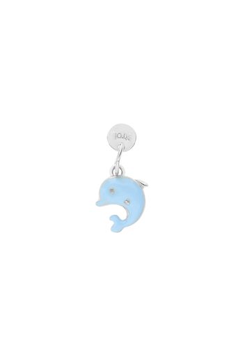 Charm in argento e smalto delfino per Donna