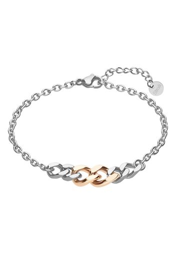 Bracciale in acciaio bicolore per Donna