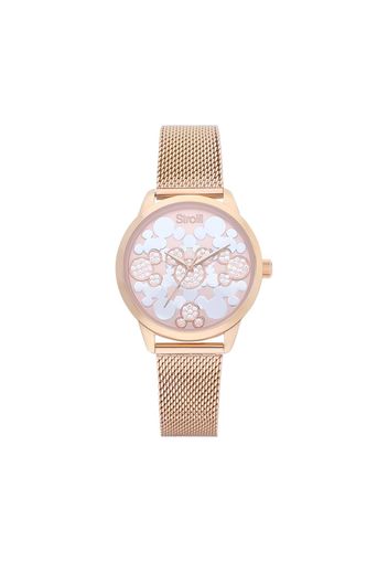 Orologio solo tempo Disney multi Topolino cinturino e cassa in acciaio rose gold per Donna