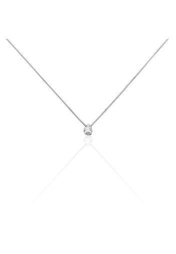 Girocollo Diamazing in oro bianco in diamante 0,05 ct per Donna