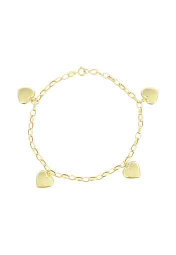 Bracciale cuori in oro per Donna