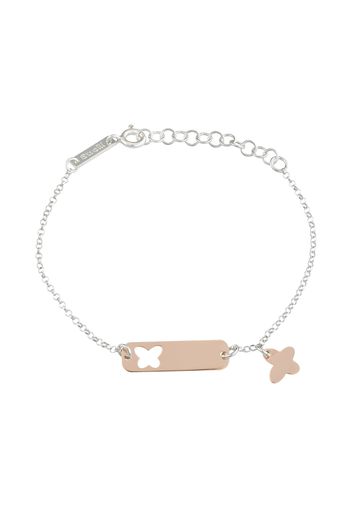 Bracciale farfalla in agrento 925 rosato per Bimbi