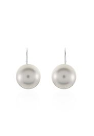 Orecchini monachella con perla 12 mm in argento 925 per Donna