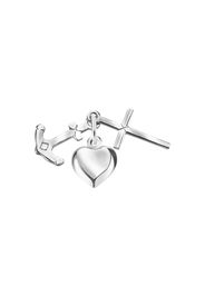 Ciondolo Love in argento 925 rodiato per Unisex