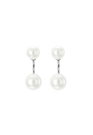 Orecchini perle in argento 925 rodiato per Donna