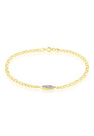 Bracciale in oro e cristalli per Donna