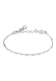 Bracciale rosario in argento 925 rodiato per Donna