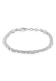 Bracciale in argento 925 rodiato per Donna