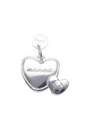 Charm in argento âMammaâ a cuore per Donna