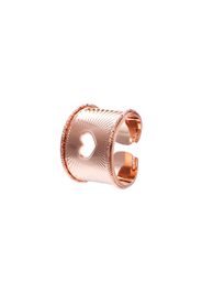 Anello cuore a fascia in bronzo rosato per Donna