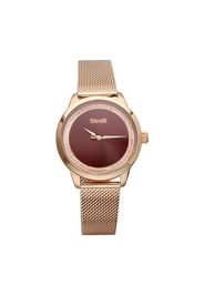 Orologio multifunzione cinturino maglia milanese in acciaio rosato per Donna