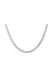 Choker strass in metallo rosato per Donna