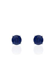 Orecchini in argento con zirconi blu per Donna