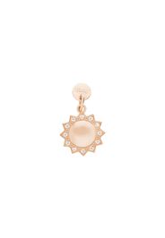 Charm in argento rosato e strass sole per Donna