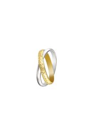 Anello in oro bianco bicolore per Donna