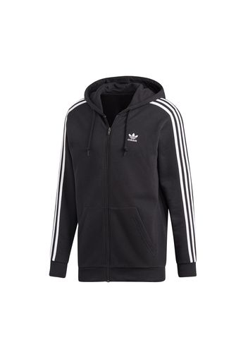 Felpa Full Zip Con Cappuccio 3 Stripes