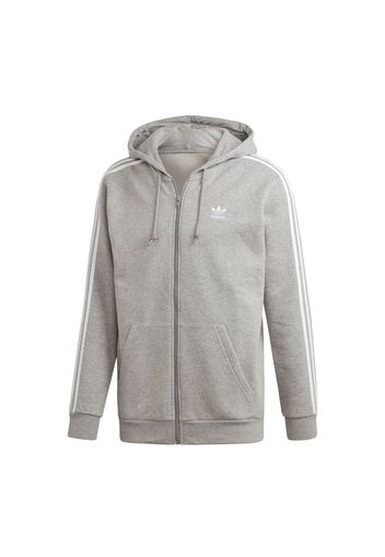 Felpa Full Zip Con Cappuccio 3 Stripes