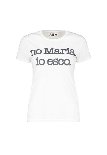 T Shirt No Maria Io Esco Donna