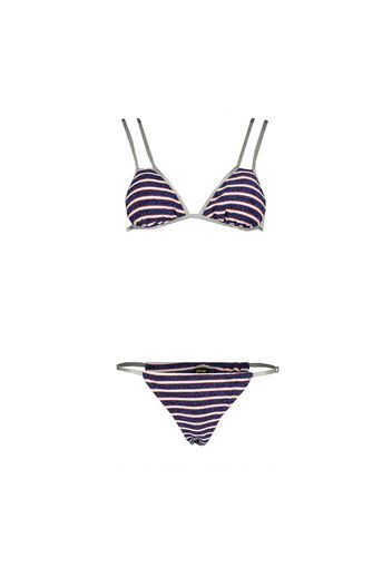 Bikini Triangolo Riga Orizzontale Lurex Donna