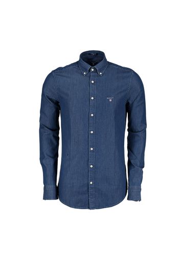 Camicia In Chambray Slim