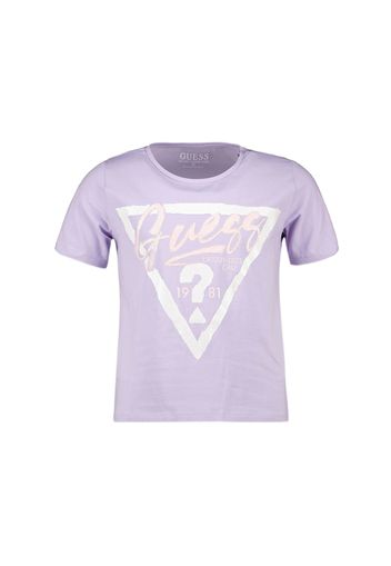 T-Shirt Crop Logo Bambina