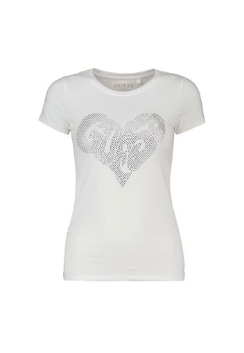 T-Shirt Mc Girocollo Heart R3 Donna