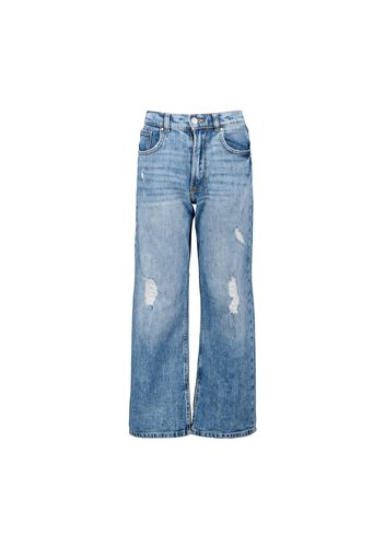 Jeans Palazzo Con Strappi Bambina