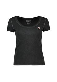 T-Shirt Logo Strass Cuore Donna
