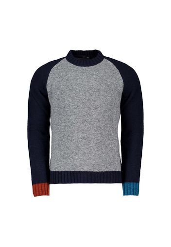 Maglione Girocollo  Sweater Basic Bicolor