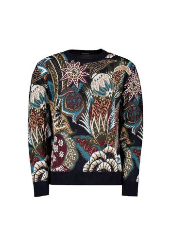 Maglione Girocollo Fantasia Paisley